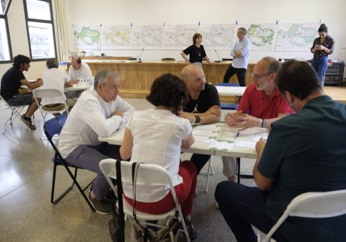 Taller participativo en Kuartango durante la revisión del plan territorial parcial de Álava Central